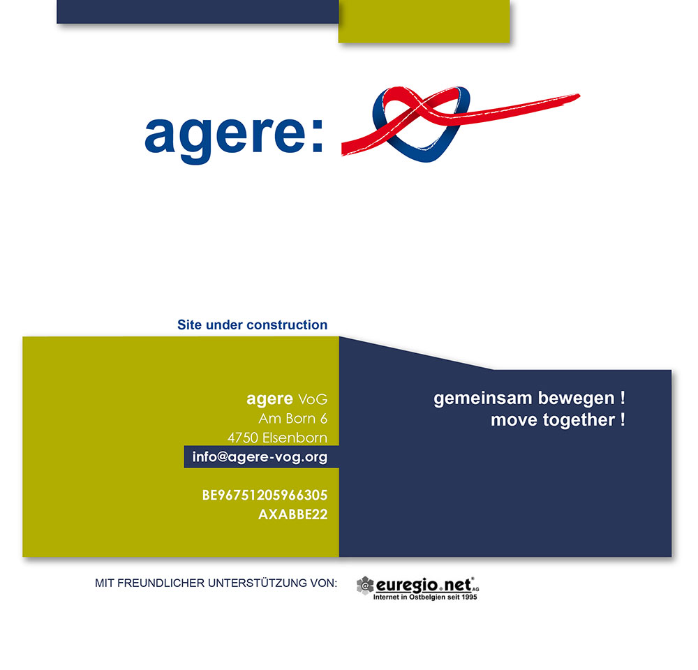 agere : gemeinsam bewegen - move together !